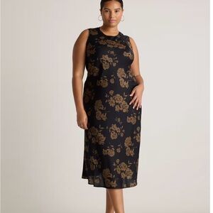 New Washable Stretch Silk Tank full length Dress